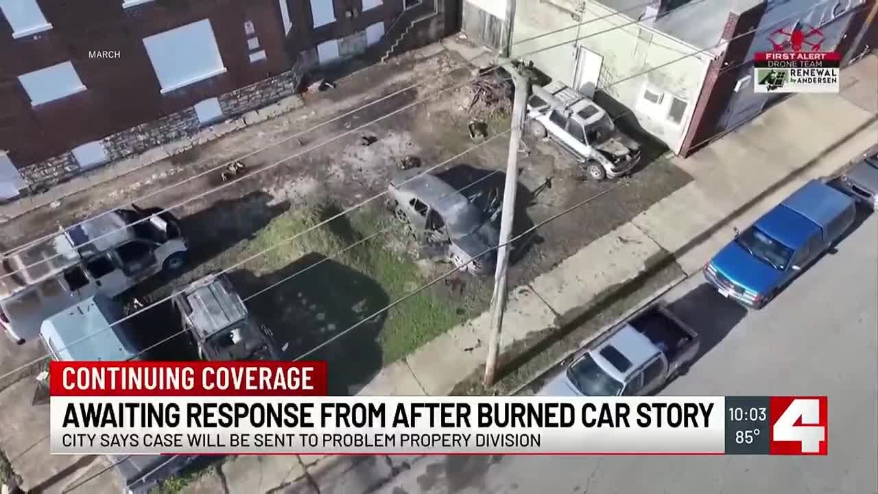 Months after fire, Tower Grove East residents say scorched vehicles remain