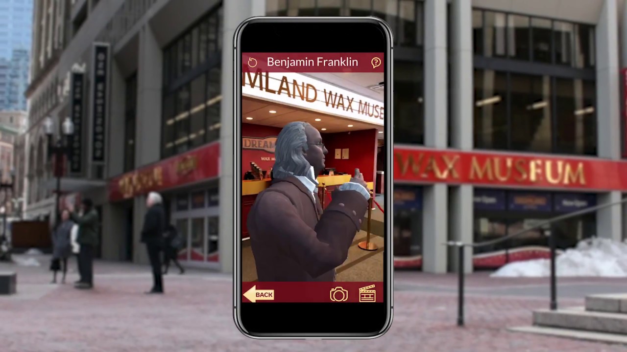 Augmented Reality at Boston''s Dreamland Wax Museum YouTube