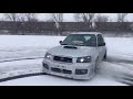 2004 Subaru Forester XT snow donuts