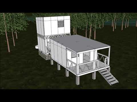 Prototipos de vivienda para zonas inundables con plástico reciclado