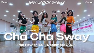 Cha Cha Sway Linedance Demo & Count 초중급레벨 작품 | KSLDA 한국슈퍼스타라인댄스교육협회 💎협회장 송영순