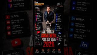 Ultimate Social Media Post Size Guide 2026 | Instagram, Facebook, YouTube &amp; LinkedIn Dimensions