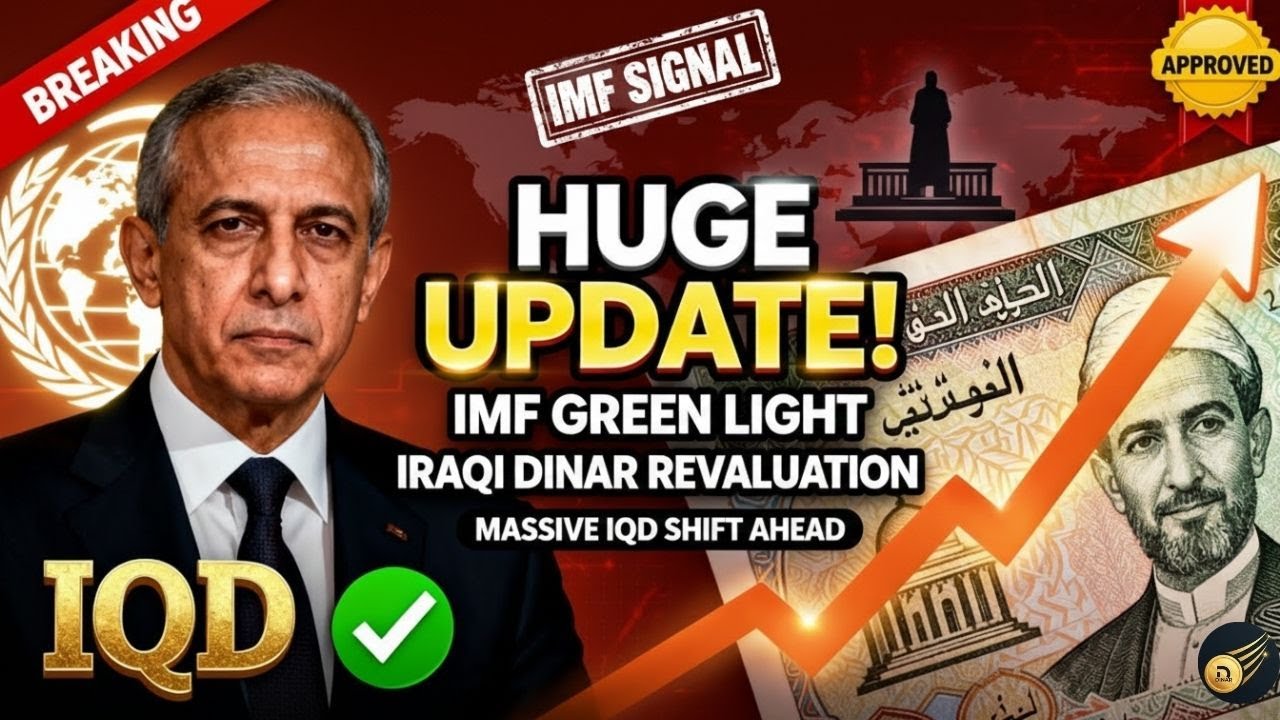🚀 Massive Update! IMF Green Light for Iraqi Dinar Revaluation in 2026!