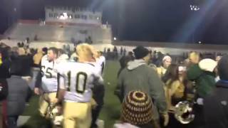 Athens High Football win vs Akron St Vincent St. Mary