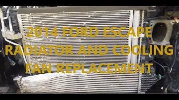 Replacing 2014 Ford Escape Radiator and Cooling Fan (2013-2016)