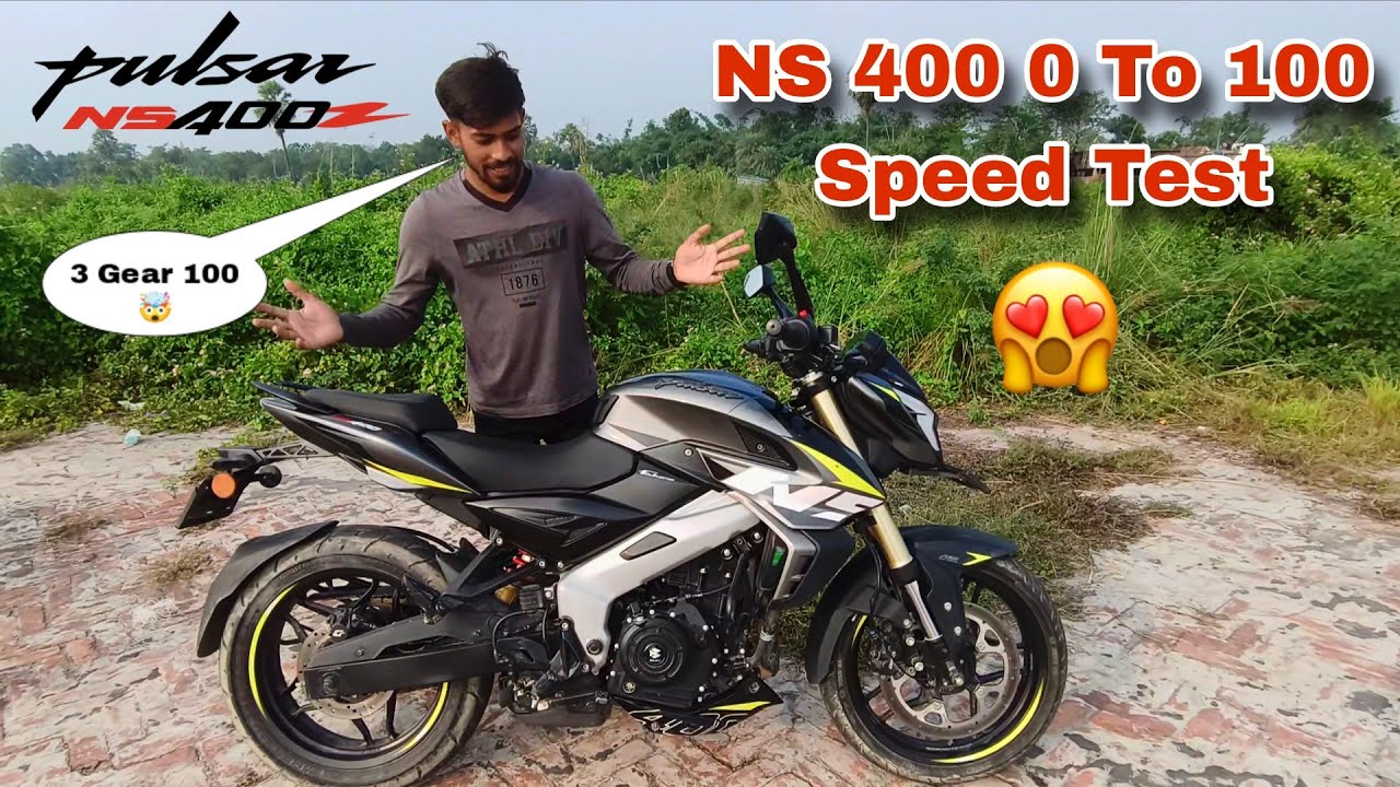 Pulsar NS 400 🚀 || NS 400 0 To 100 Speed Test 🤯 || - YouTube