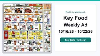 Key Food Weekly Ad (10/16/26 - 10/22/26) Best Deals