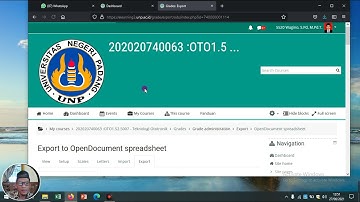 Cara memindahkan nilai ujian kuis absensi ke format Excel dari E Learning