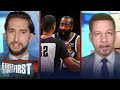 New rules hindering James Harden? Nick Wright & Chris Broussard decide | NBA | FIRST THINGS FIRST