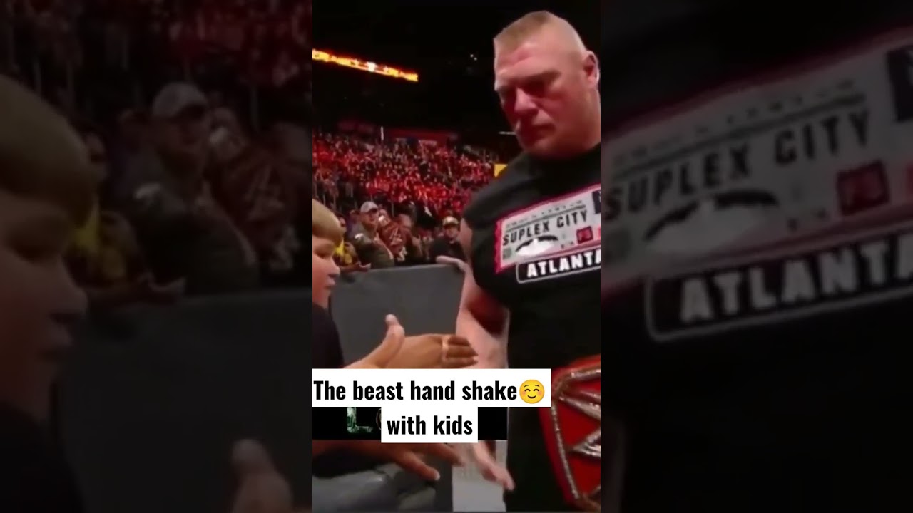 brock Lesnar love & respect ❤ kids 