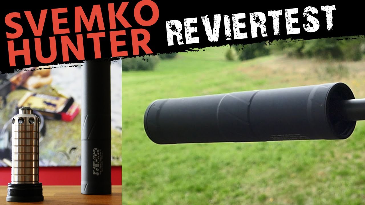 Schalldämpfer Svemko Hunter Standard mit Quick Mount Aufnahme im