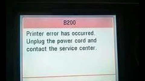 Canon MX870 B200 Error Solved FOR REAL