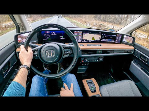 NEW Honda e (154HP) TOP SPEED, 0-100 | POV Test Drive #740 Joe Black