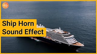 Ship Horn Sound Effect HD