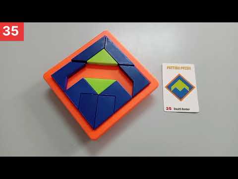 Creative pattern puzzle || Stealth Bomber || Solving pattern puzzle ||#35puzzle