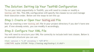 How to Run Multiple Classes Sequentially Using TestNG