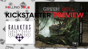 Green Hell: The Board Game | Kickstarter Preview | Solo Playthrough | Game Overview & Gameplay