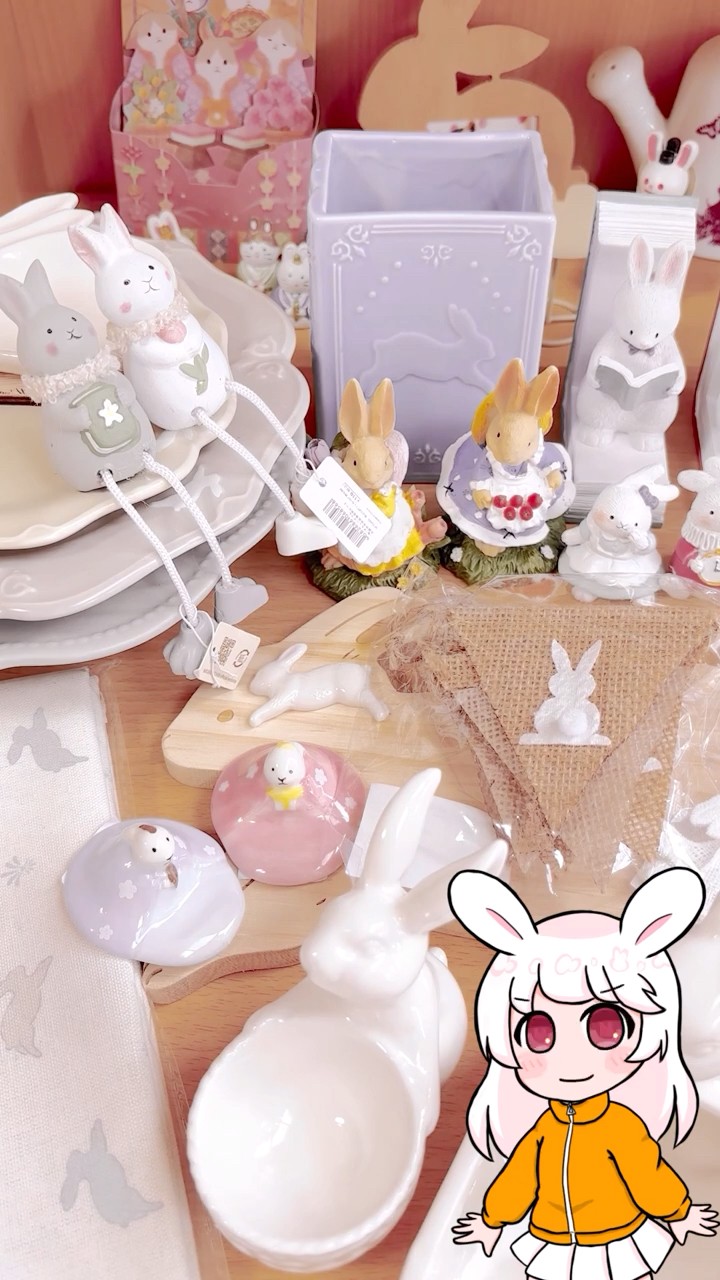 Introducing items I bought at Natural Kitchen: Rabbit-themed goods