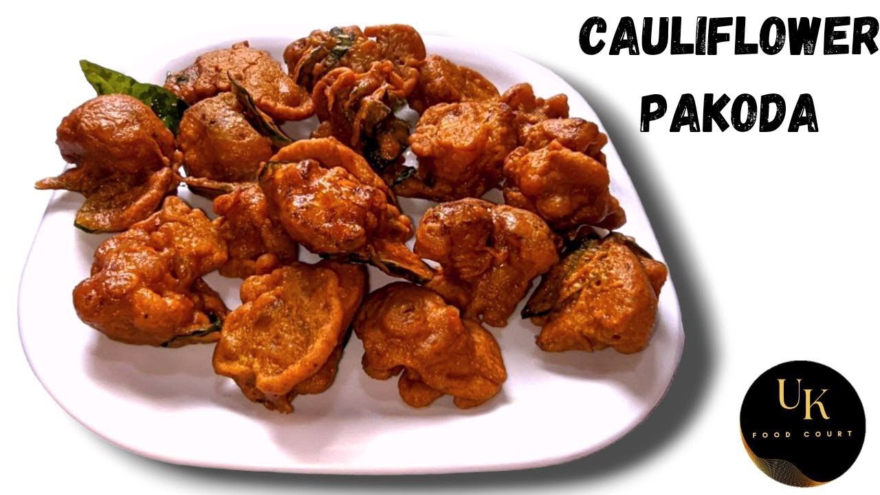 Cauliflower pakoda gobi pakora recipe cauliflower recipes YouTube