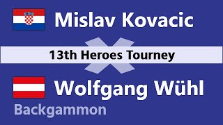Wolfgang Wühl (WolfW) vs. G3 Mislav Kovacic (CroatianFish) - Backgammon