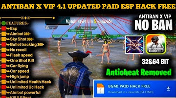 BGMI HACK 4.1 | BGMI 4.1 MOD APK | BGMI ESP HACK | BGMI NEW HACK TODAY | HOW TO HACK BGMI HACK