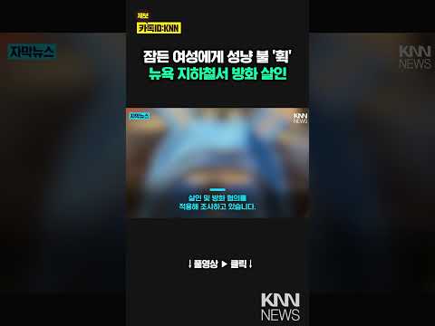 뉴욕 지하철서 졸고 있는 승객에게.../ KNN