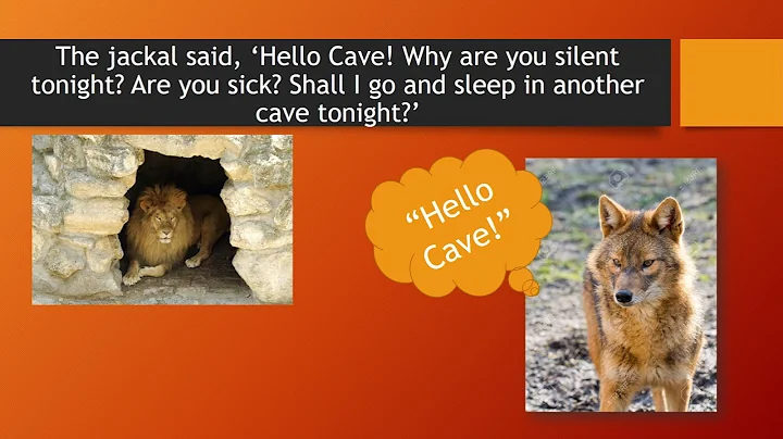 Eng Literature   Unit  2   The cave that talked   ...