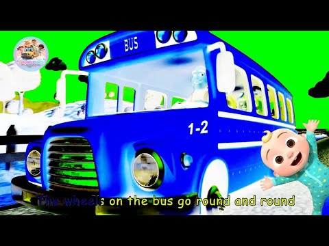 Wheels on the Bus Go ROUND & ROUND! Variations Remix [2 MIN LOOP] | Nursery Rhymes!