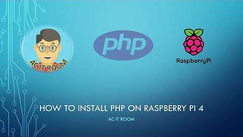 How to install PHP on Raspberry
