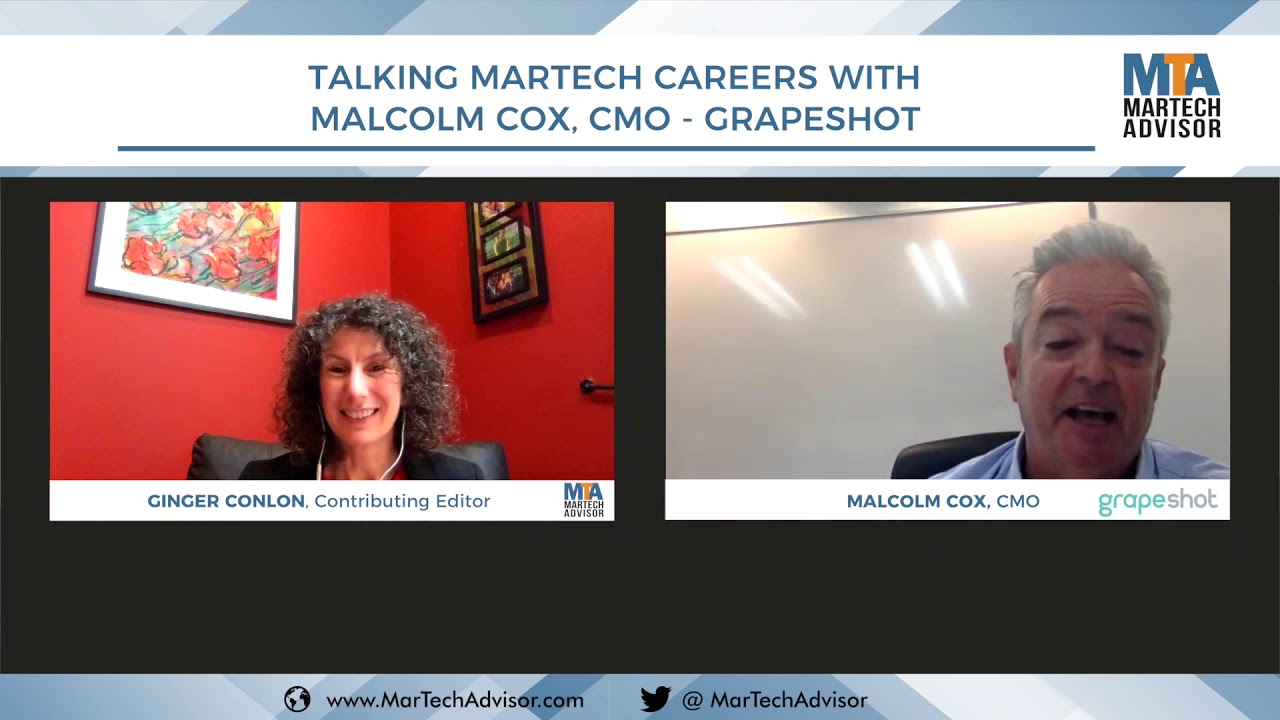 Applied common sense in Marketing – Malcolm Cox, CMO at Grapeshot shares ideal marketing skills
