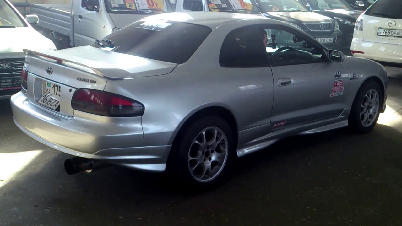 Toyota curren - огненный выхлоп! - YouTube