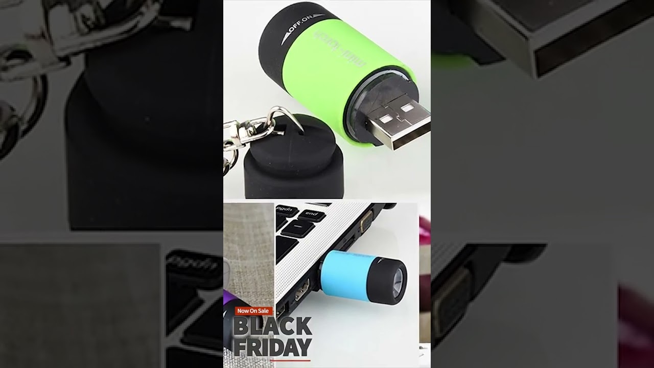 Led Mini Torches Light USB Rechargeable Portable Flashlight Keychain Torch Lamp Waterproof Light