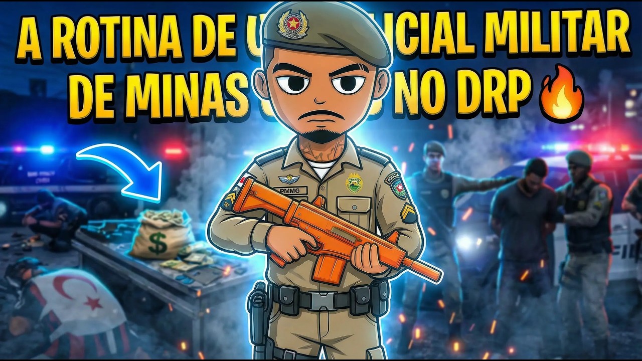 +16 DISTRITO ROLEPLAY | A ROTINA DE UM POLICIAL MILITAR DE MINAS GERAIS NO DISTRITO ROLEPLAY 👮‍♂️🔫 🎮