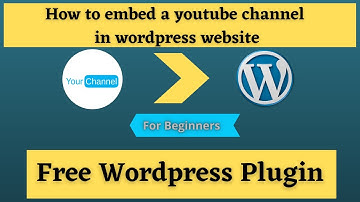 How to embed youtube channel in wordpress| How To Display Youtube On Website With WordPress