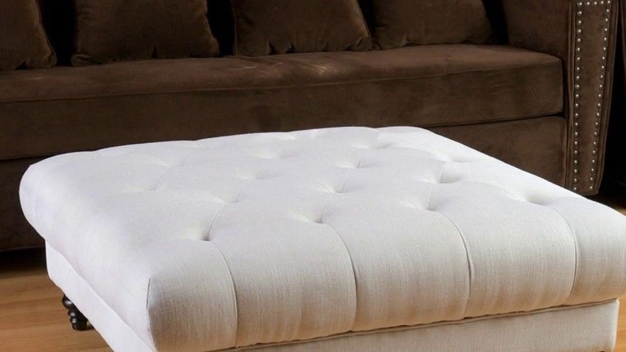 Modern Leather Ottoman Coffee Table Designs