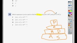 Question 38 - 8th Grade TCAP Practice Test