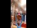 Michela che fa danza aerea... palestra realsport Arabesque