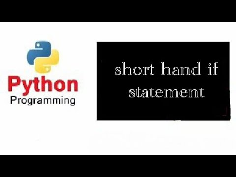 short hand if statement || python tutorial || in tamil || @Lets_learn_programming #python