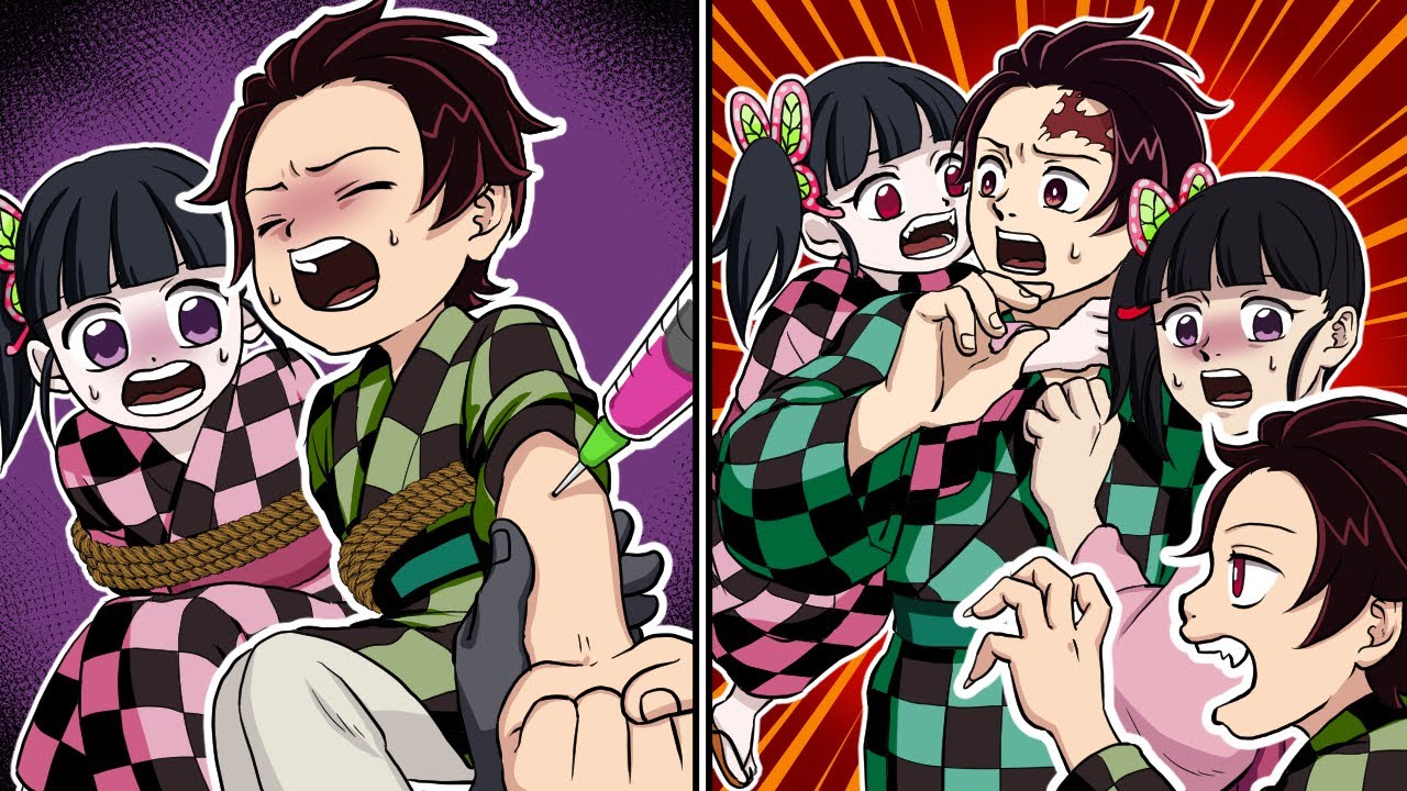 【鬼滅の刃】鬼になってしまったすみととかなみ。炭治郎とカナヲは2人を元に戻すことができるのか！ 【炭治郎/カナヲ/炭カナ/きめつのやいば/アニメ2期/遊郭編/声真似】