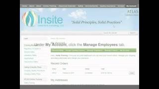Insite Ed Training Coordinator Instructions