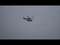 Camera shutter speed matches helicopter`s rotor