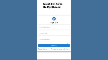 Sign In & Sign Up using React JS | Material UI #react
