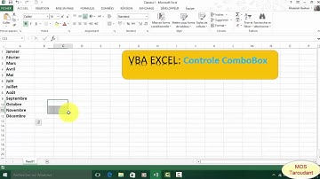 VBA Excel: Controle Combobox