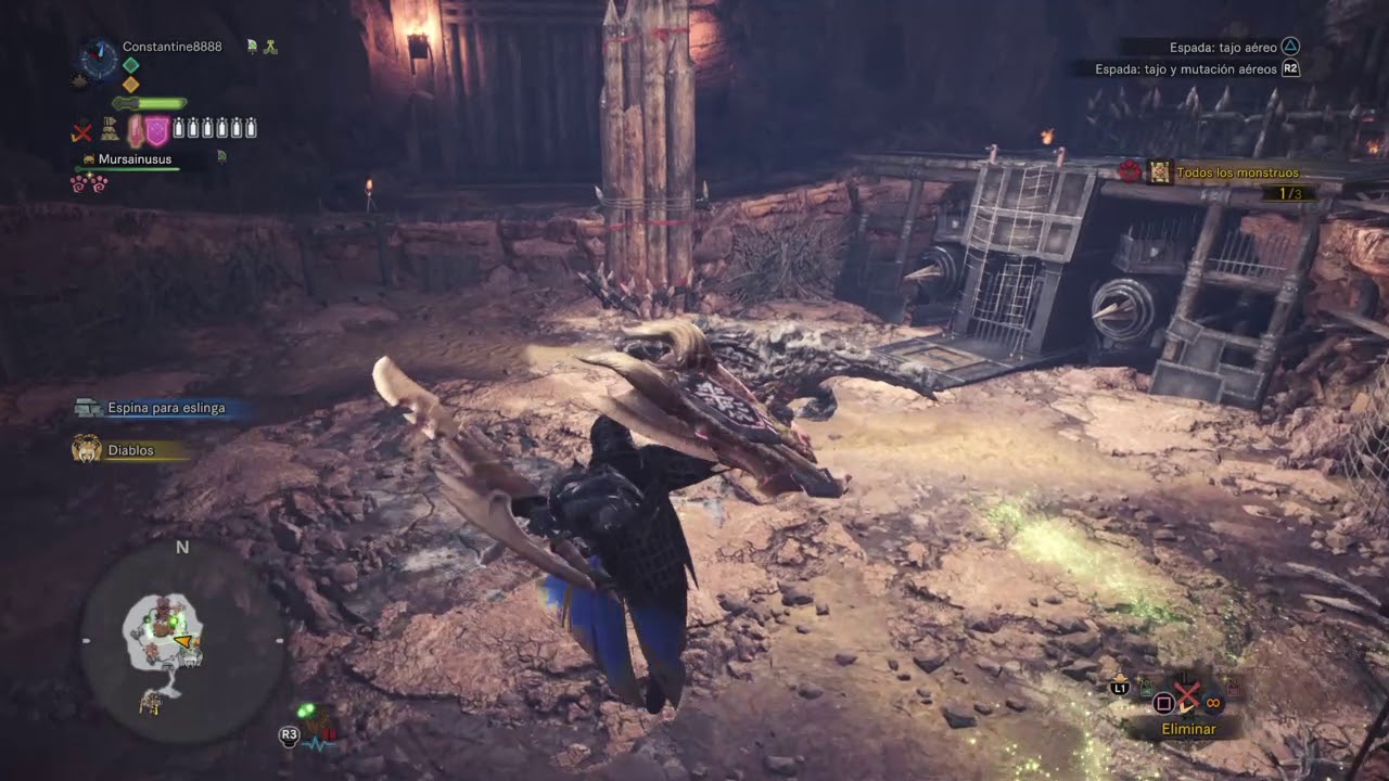 MHW Диаблос и два Баротта против CB DIABLOS TYRANNIS