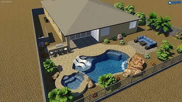 Haithcock Backyard Project (2)- Thunderbird Pools and Spas