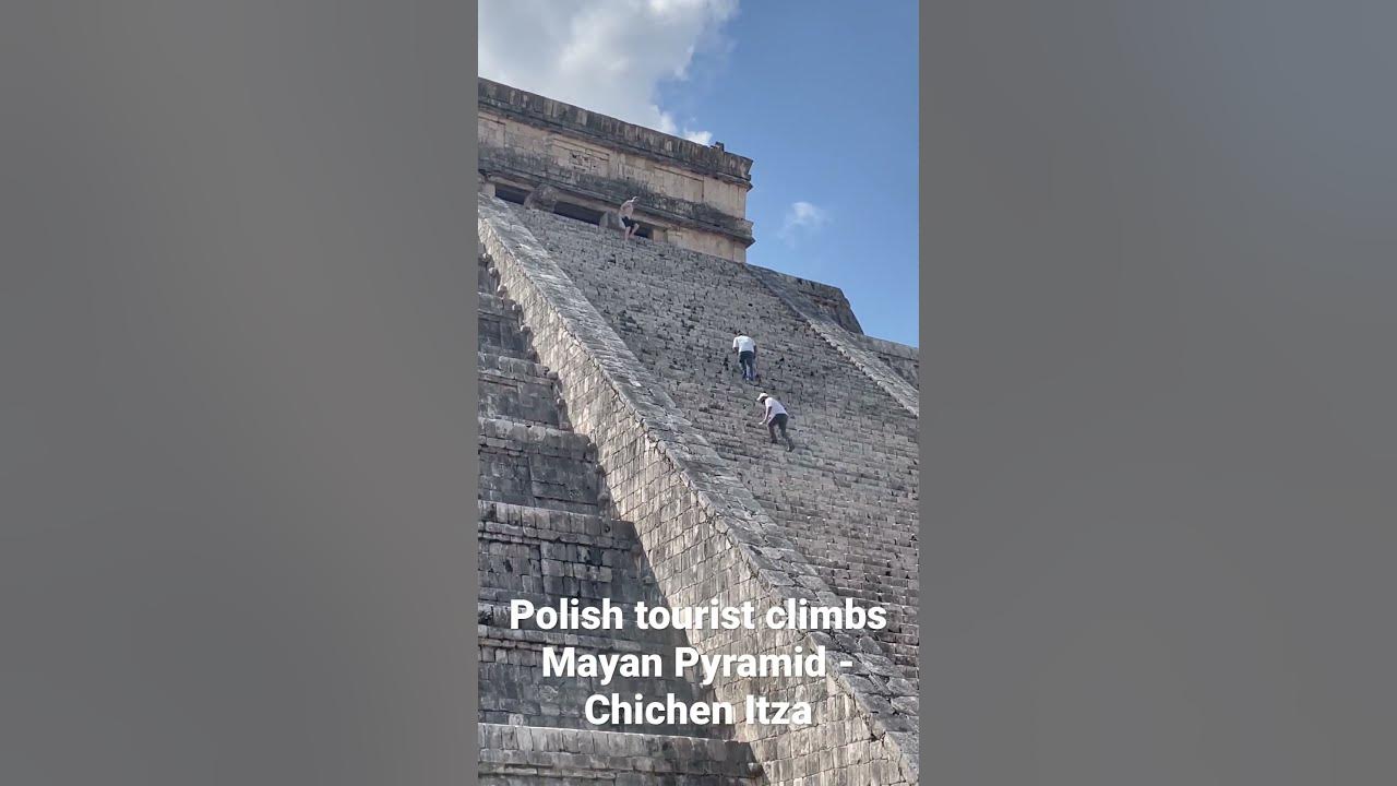 polish tourist mayan temple