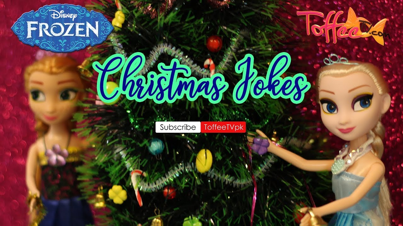 Disney Frozen Funny Christmas Jokes | Elsa &amp; Anna Winter Season - YouTube