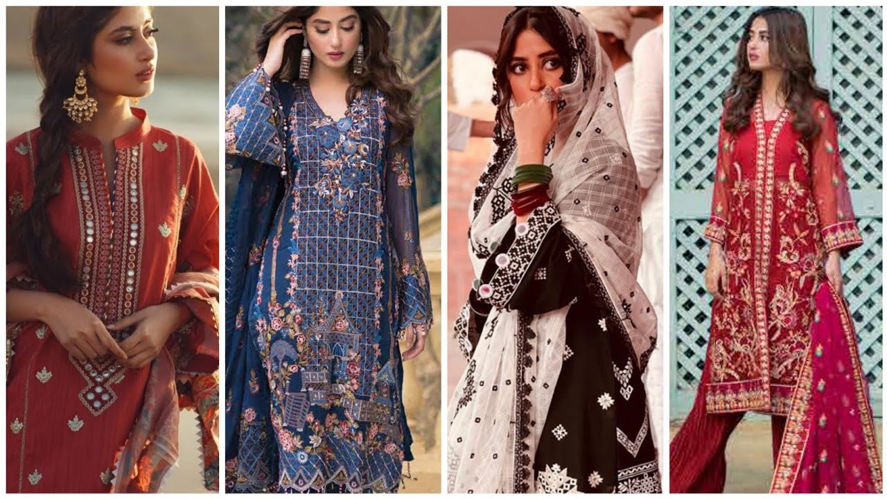 Sajal Ali Designer Outfits Ideas/Sajal Ali Dresses Designs - YouTube