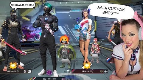 Random Grandmaster Couple Players 🤬Called Me Noob & I challenge Then For 😂2 vs 2 || CLG FREE FIRE