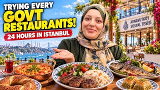 Trying Every Government Restaurant in 24 Hours 🇹🇷|. Breakfast,Lunch,Dinner under 100 USD  💵 